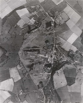 Photo:Aerial veiw of the Common in 1946 with few trees