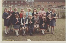 Photo:Helen Foreman's class at Hothfield Primary School 1966 - can you name them?